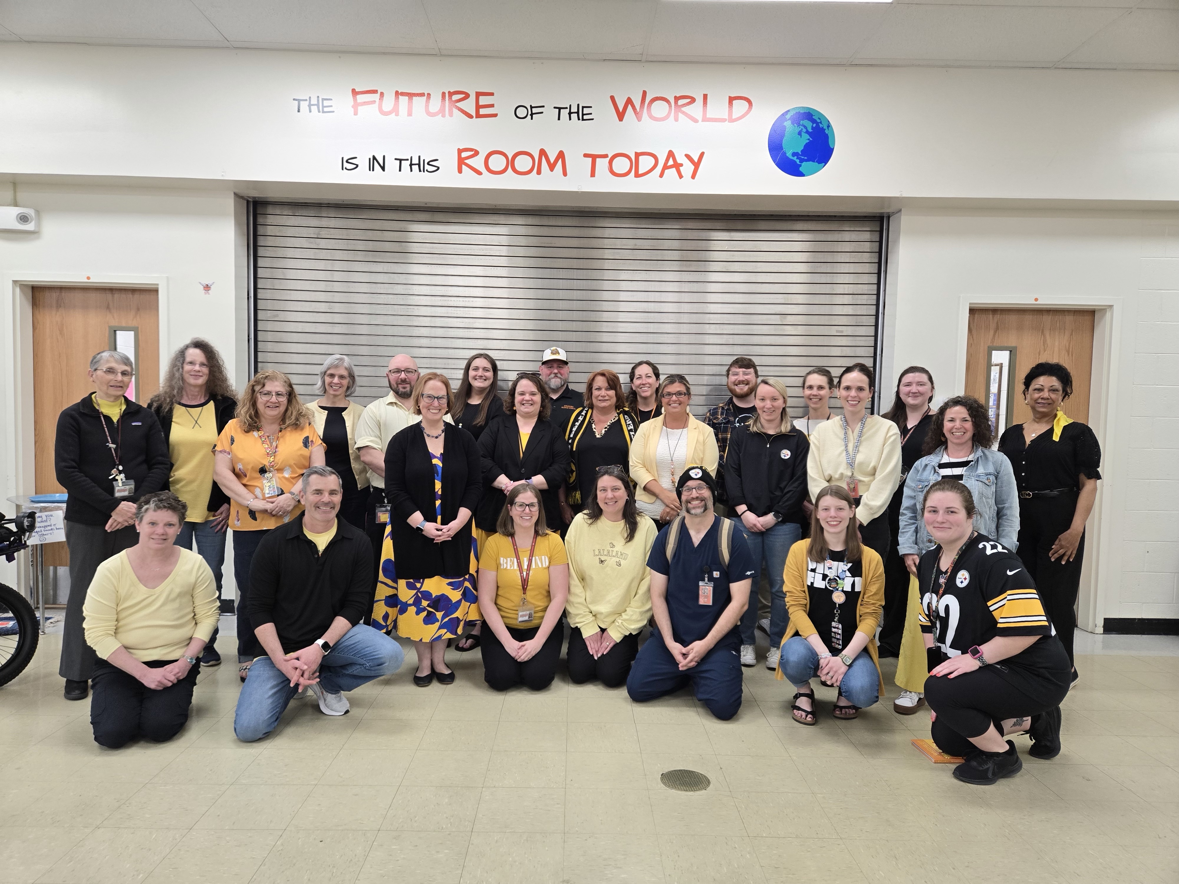 Group of teachers on spirit day